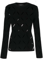 Versace cut-out knitted jumper