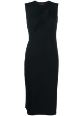 Versace cut-out sleeveless midi dress