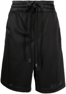 Versace debossed-logo shorts
