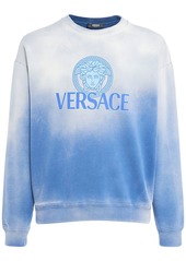 Versace Degradé Logo Cotton Sweatshirt