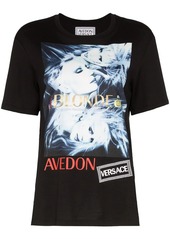 Versace Donatella graphic print T-shirt