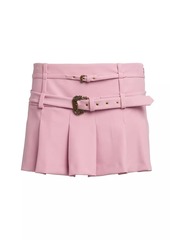 Versace Double Belt Miniskirt