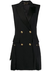 Versace double-breasted pleated waistcoat