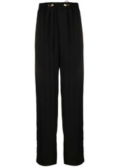 Versace drawstring-fastening cotton track pants