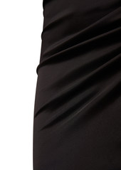 Versace Dua Lipa Jersey Skirt W/ Cutout Twist