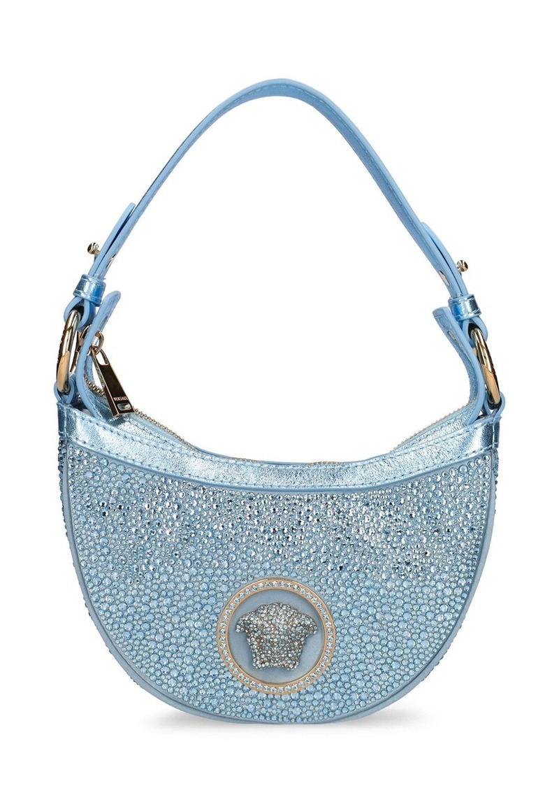 Versace Dua Lipa Mini Hobo Satin Shoulder Bag