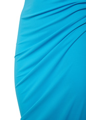 Versace Dua Lipa Viscose Jersey Midi Dress