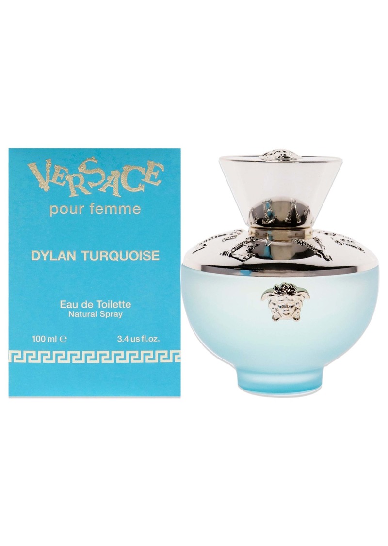 Dylan Turquoise Pour Femme by Versace for Women - 3.4 oz EDT Spray