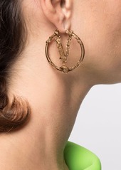 Versace Virtus hoop earrings