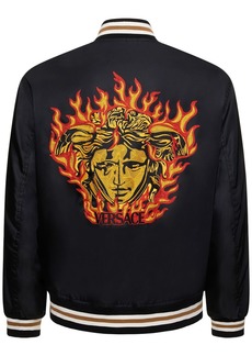 Versace Embroidered Bomber Jacket