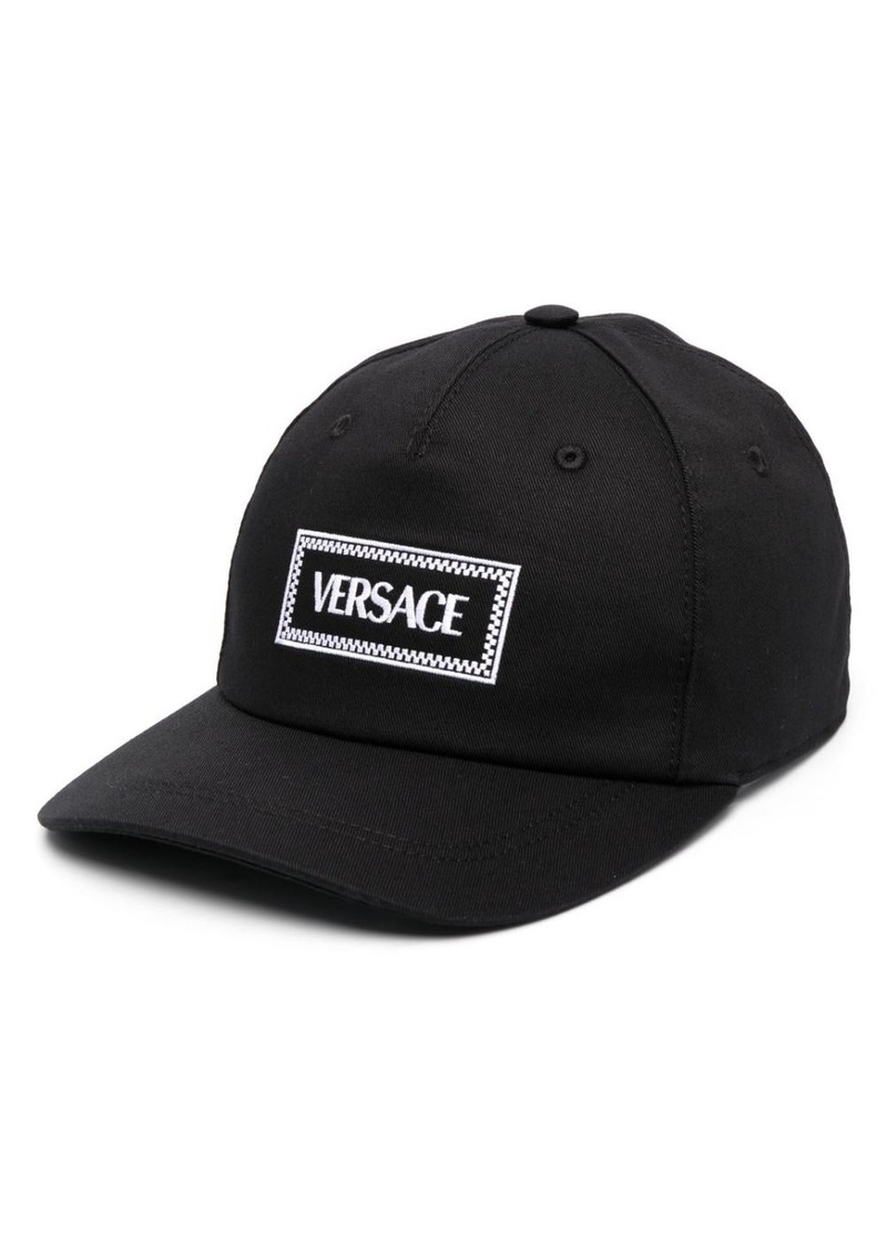 Versace logo-embroidered baseball cap