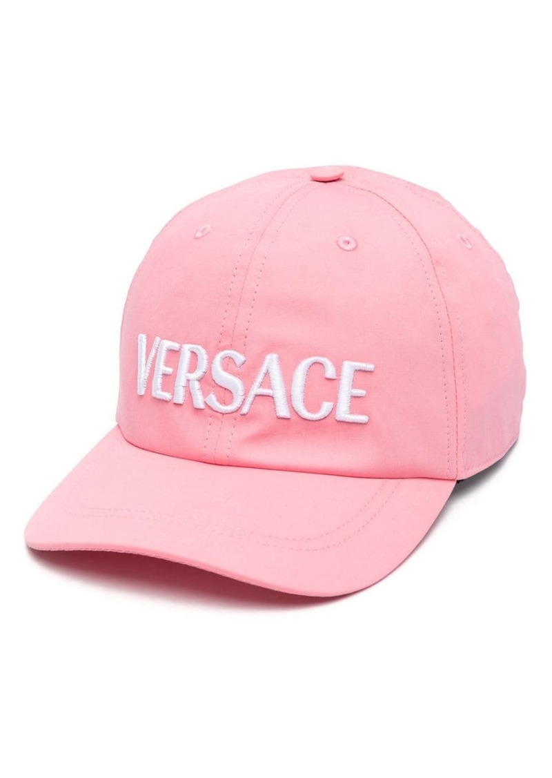 Versace embroidered-logo cotton cap