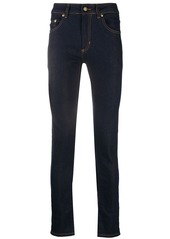 Versace embroidered-logo slim fit jeans