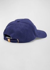 Versace Embroidered Milano Logo Baseball Hat 