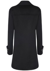 Versace Felt Wool Midi Peacoat