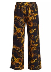 Versace Filigree Print Straight-Leg Pants