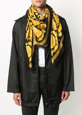 Versace Barocco fringed shawl (140cm)