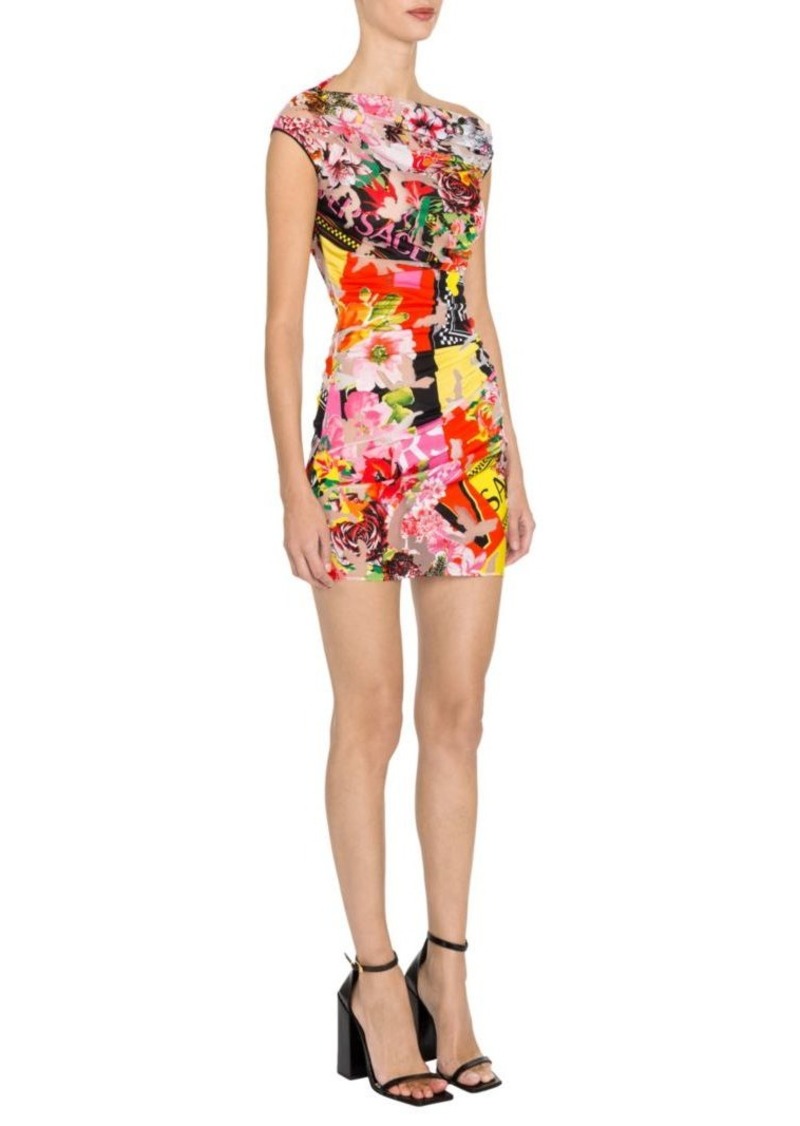 versace floral dress