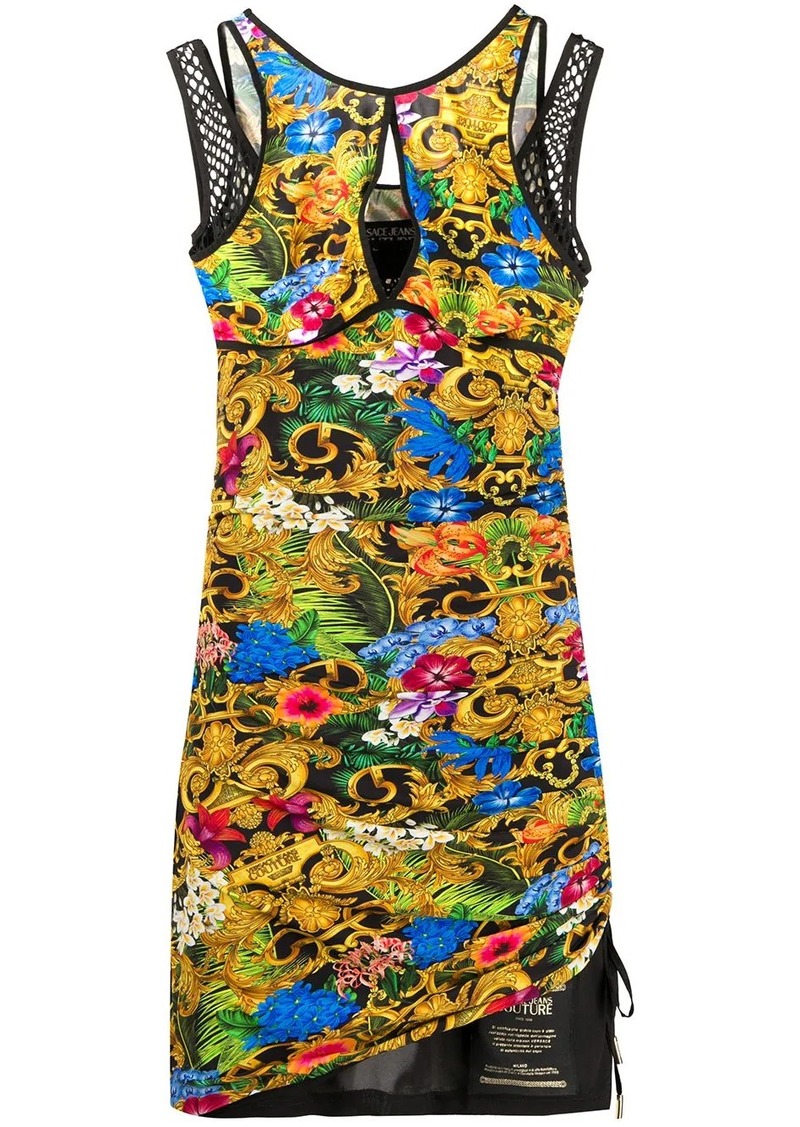 versace floral dress