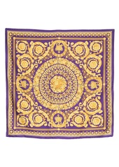 Versace floral-print silk scarf