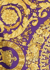 Versace floral-print silk scarf