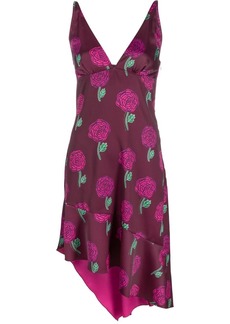 Versace floral-print sleeveless dress