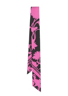 Versace floral silk scarf tie