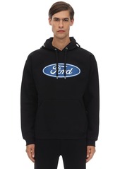 Ford & Versace Logo Cotton Hoodie
