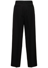 Versace Formal Grain De Poudre Wool Pants