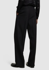 Versace Formal Grain De Poudre Wool Pants