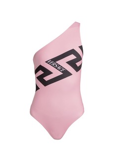 Versace Front-Logo One-Piece Swimsuit
