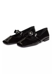Versace Gianni Ribbon Patent Leather Mary Janes
