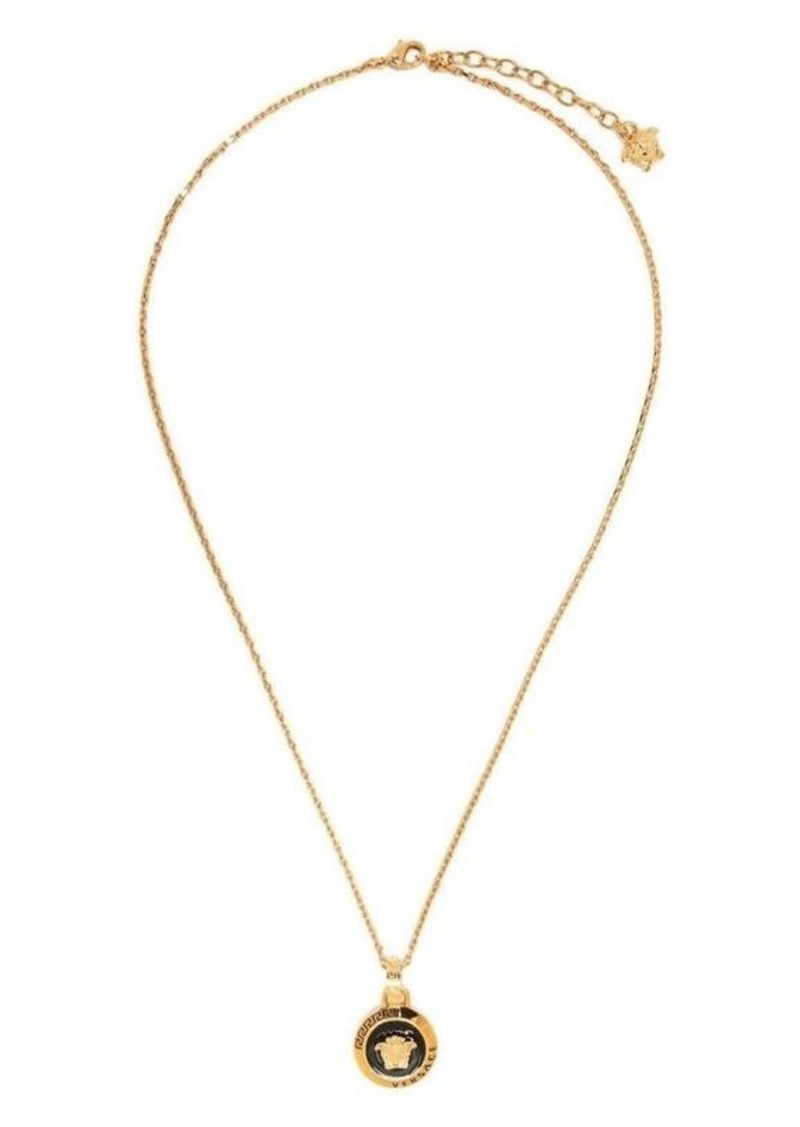 Versace Gold-Colored Necklace with Medusa Pendant in Metal Man