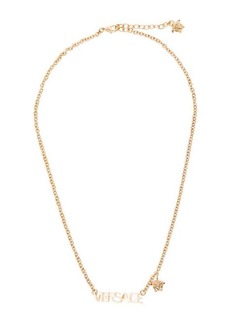 Versace Gold Metal Chain Necklace with Logo Dolce & Gabbana Woman