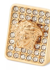 Versace Goldtone & Crystal Medusa-Head Ring