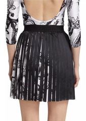 Versace Gonne Pleated Miniskirt