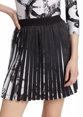 Versace Gonne Pleated Miniskirt