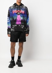 Versace graphic-print drawstring hoodie