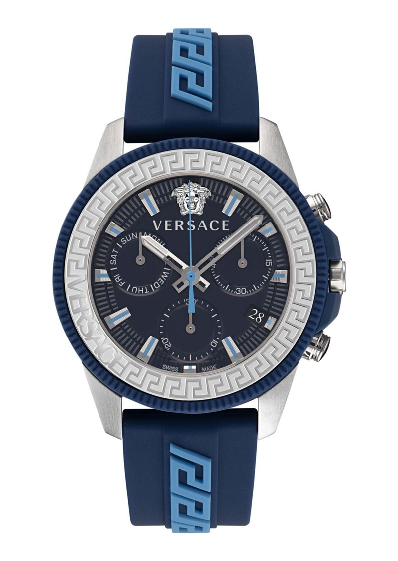 Versace Greca Action Chrono Silicone Watch