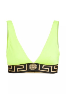 Versace Greca Border Bikini Top