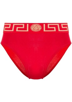 Versace Greca Border high-waisted briefs