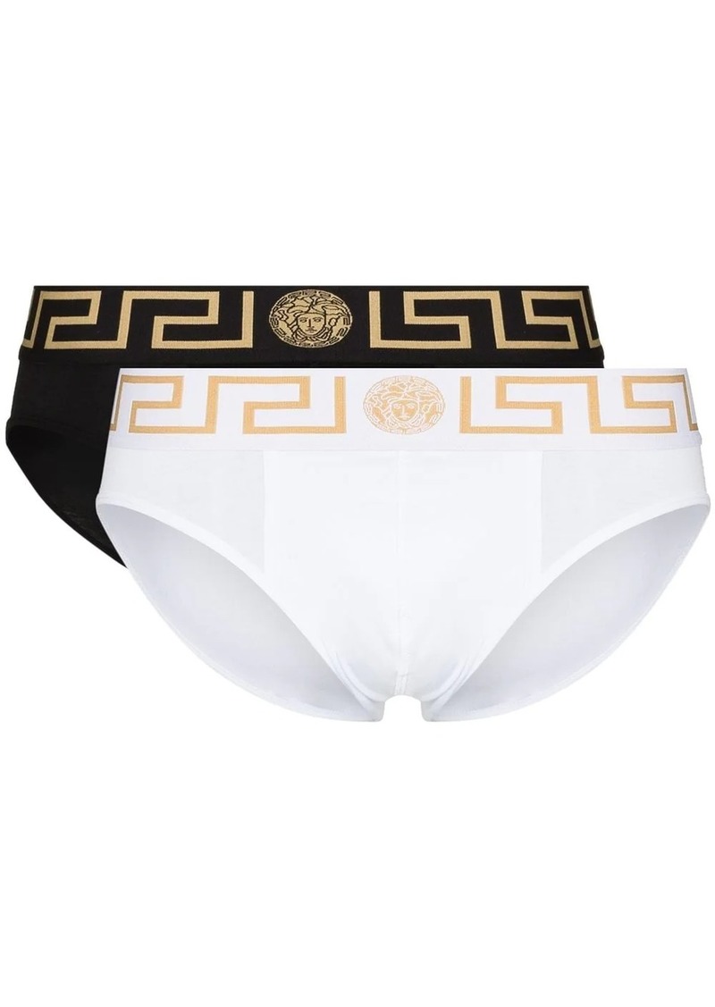 Versace Greca Border briefs (pack of two)