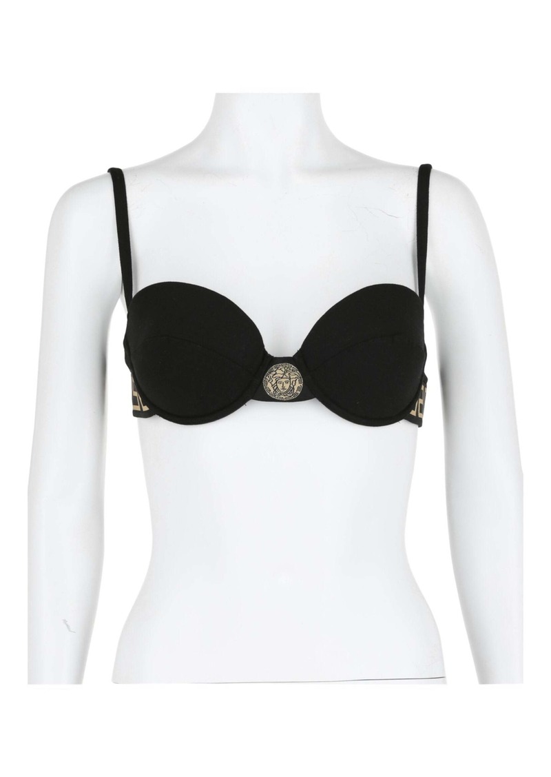 Versace Greca Border Push-Up Bra