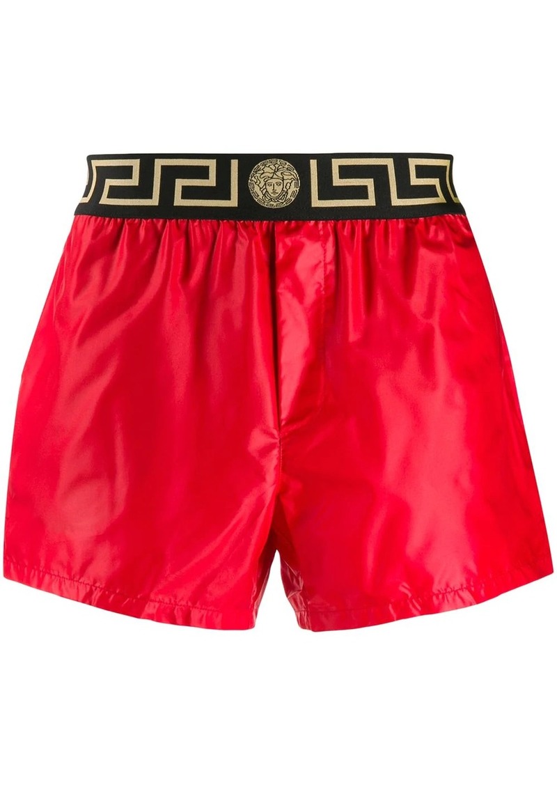 greca border baroque swim shorts