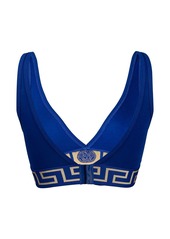 Versace Greca Border triangle bralette