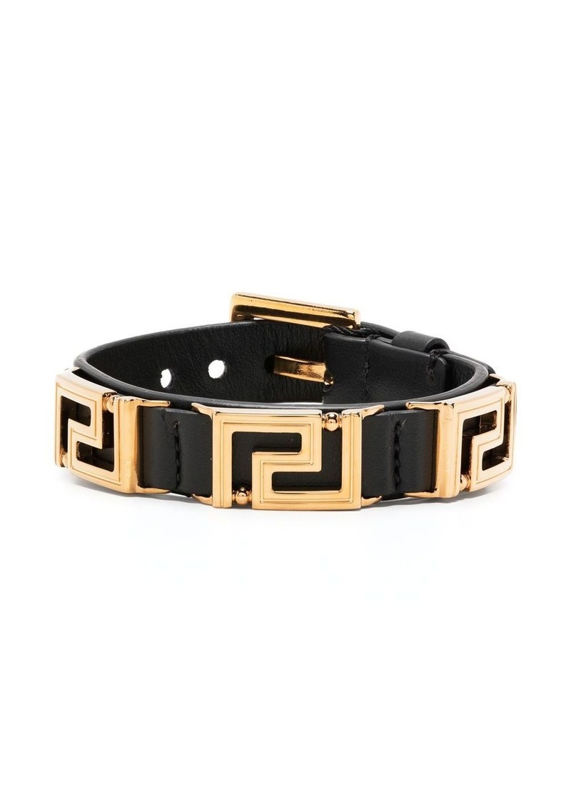 Versace Greca Goddess leather bracelet