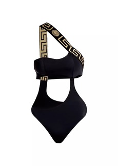 Versace Greca Cutout Swimsuit