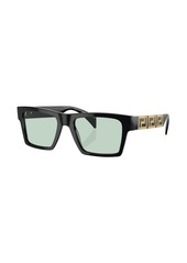 Versace Greca-detail rectangle-frame sunglasses