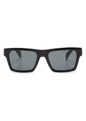 Versace Greca-detail rectangle-frame sunglasses