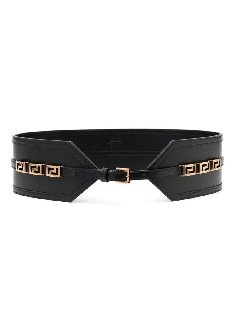 Versace Greca Goddess leather belt